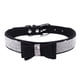 thumbnail image 1 of Methold Decoración para mascotas Cachorro Perro Gato Collar ajustable prop Correa Hebilla Rhinestone PULeather Suministros para perros negro METRO, 1 of 3
