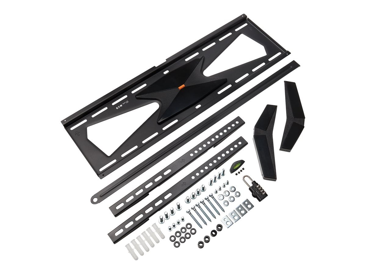 Heavy-Duty Fixed Security Wall Mount for 37" to 80" TVs and Monitors, Flat or Curved Screens, UL Certified