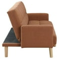 thumbnail image 6 of Pemberly Row Fabric Upholstered Track Arms Covertible Sofa Bed Terracotta, 6 of 11