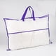 thumbnail image 5 of Bolsa de mano no tejida, bolsa de embalaje con cremallera para textiles para el hogar, bolsa de almacenamiento a prueba de polvo de almohada de PVC transparente para coser, 5 of 6