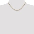 thumbnail image 2 of Collier Chaîne Figaro en Or Jaune 10k 3.5mm Pendentif Charme, 2 of 9