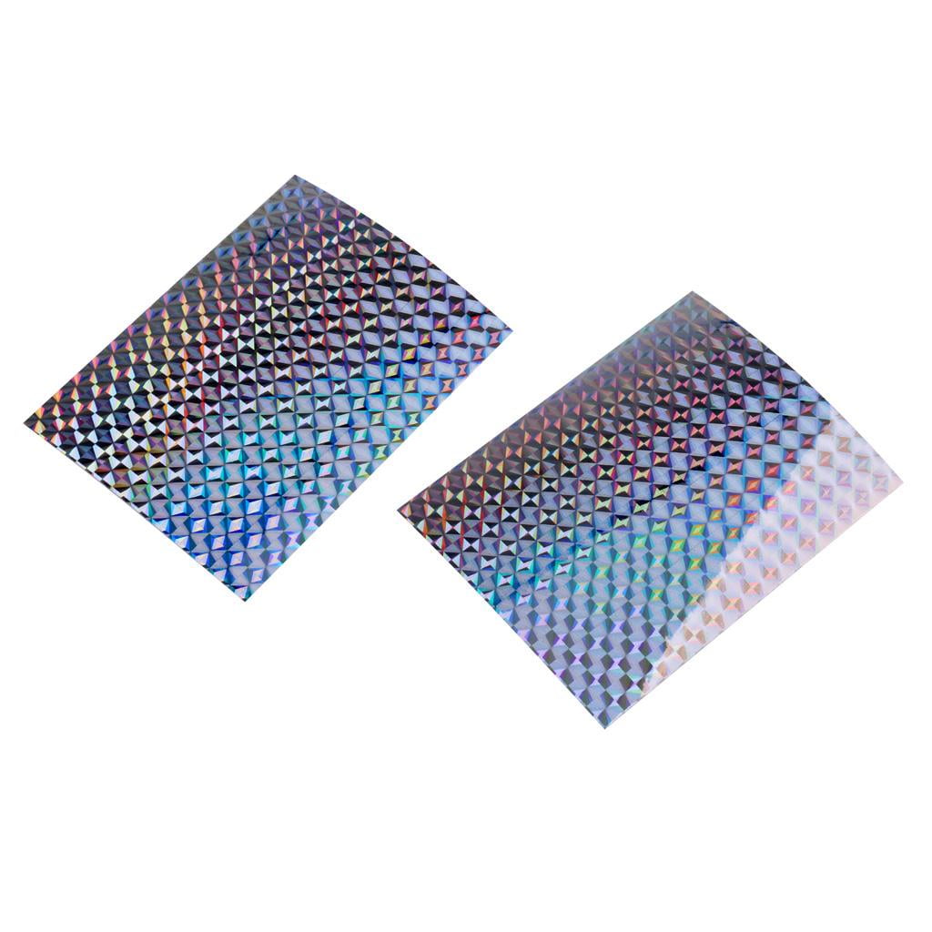Waterproof, reflective tape Paper Fishing Film Tape Lure Making Holographic  01 