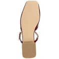 thumbnail image 6 of Journee Womens Gretchenn Multi Strap Square Toe Mary Jane Flats, 6 of 9