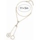 thumbnail image 3 of Boho Ring Anklets Gold Crystal Ankle Bracelets Summer Beach Cha Foot Jewelry Adjustable for Women and Girls - -, 3 of 5
