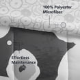 thumbnail image 4 of Mainstays All in One Reversible Comforter and Sheet set- 11 Piece, Queen, Black and White Floral, 4 of 13