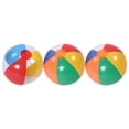 thumbnail image 4 of 3Pcs Inflatable Beach Ball Pool Summer Water Toy Interactive Toys (Random Color), 4 of 8