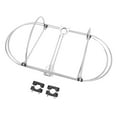thumbnail image 2 of Soporte de guardabarros doble de acero inoxidable 304, estante para guardabarros de barco a prueba de óxido, apto para guardabarros de yate marino de 9 pulgadas, 2 of 5
