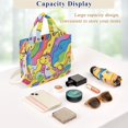 thumbnail image 5 of FORMRS Womens Corduroy Tote Bag Crossbody Shoulder Handbag with Pocket, Vibrant Dinosaur, 5 of 7