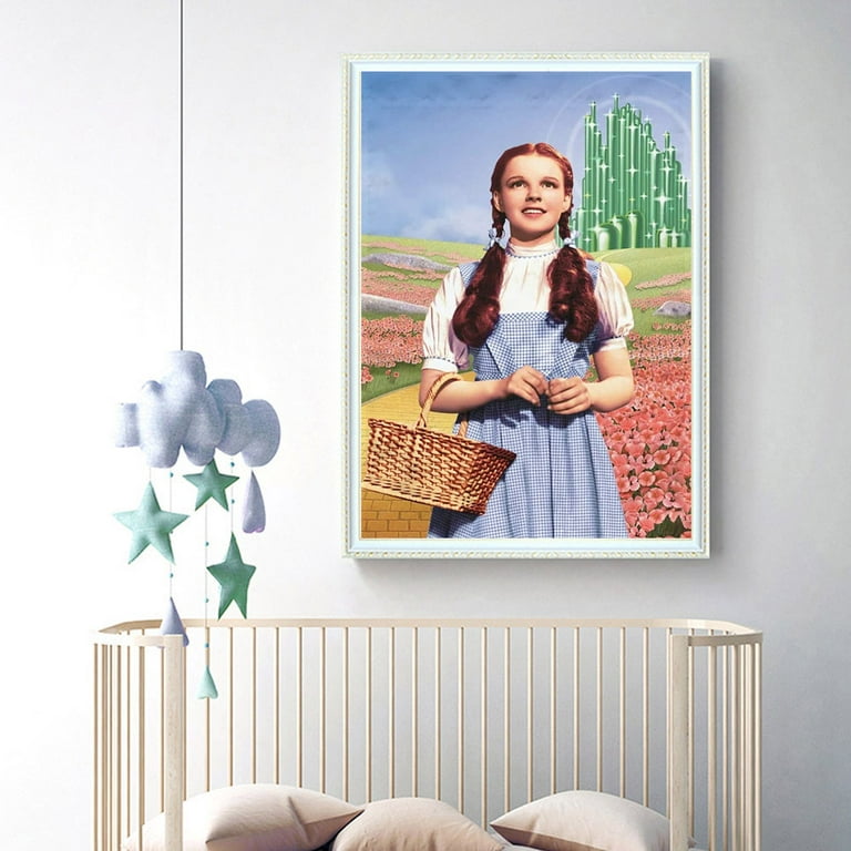 DIY 5D Diamond Painting Full Round Drill The Wizard of Oz Diamond Painting  Rhinestone Embroidery Pictures Cross Stitch Arts Crafts for Living Room  Home Wall Decor 30x40cm 