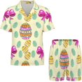 thumbnail image 3 of Sdmnsg-T Chicken And Rooster Women Pajama Set Short Sleeve Comfy Pjs Sets 2 Piece Lounge Set, 3 of 8