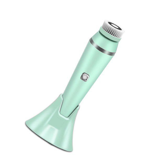 Cepillo de limpieza facial eléctrico impermeable ajustable para Tratamientos faciales Verde Qarigey