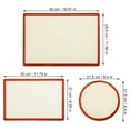 thumbnail image 3 of 3pcs Baking Mat Non-stick Silicone Baking Liner Baking Mat Nonstick Oven Mat, 3 of 7