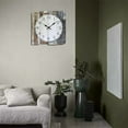 thumbnail image 3 of VOCOO 12'' Wall Clock, Analog Square Farmhouse Battery Operated, Silent Non-Ticking (with Hook), 3 of 4