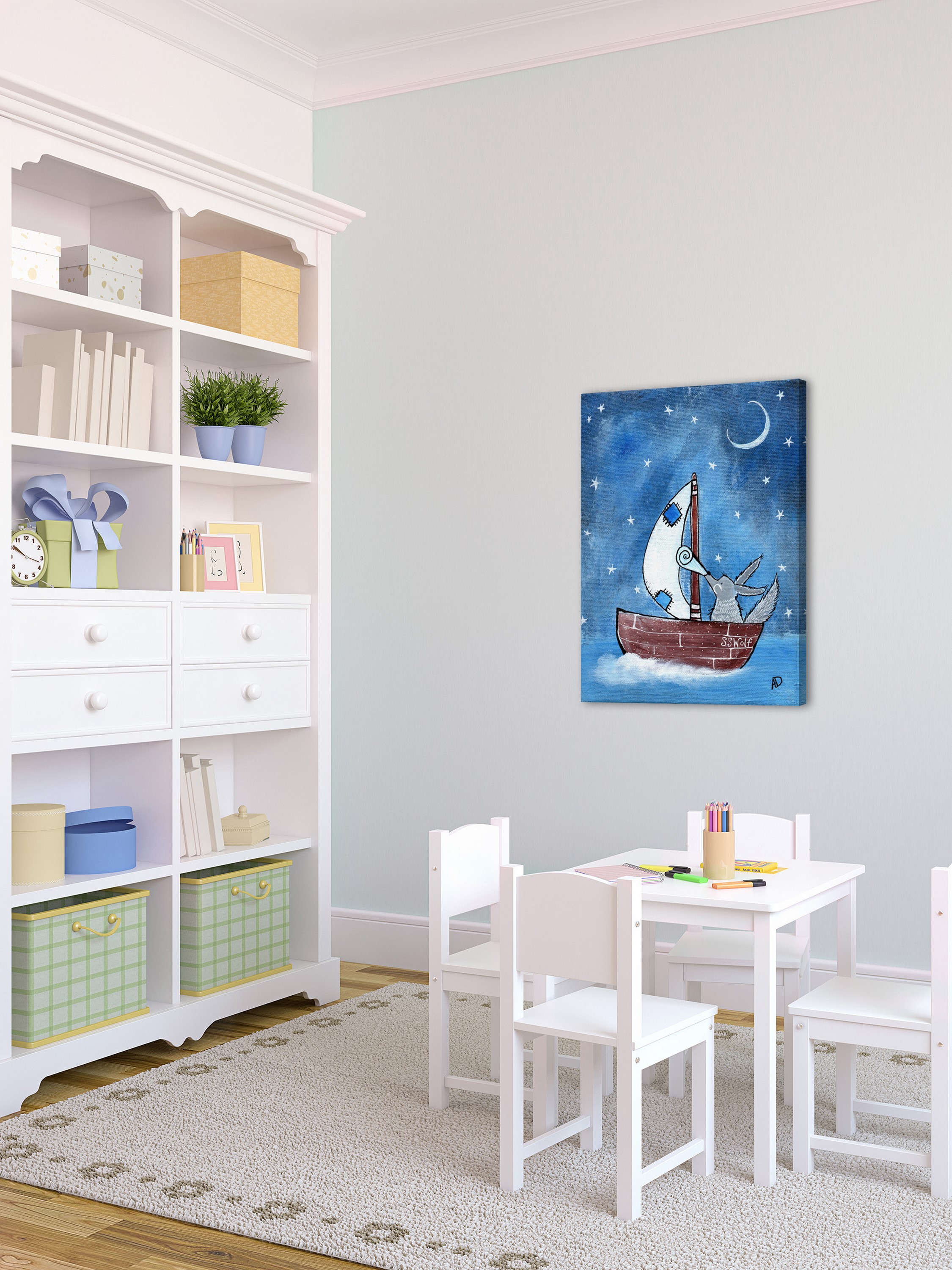 Marmont Hill Bad Wolfs Boat Wall Art