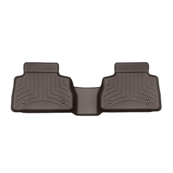 WeatherTech Custom Fit FloorLiners compatible with BMW X6 40i, X6 M, X6 M60i, X6 M50i, X6 M Competition - 2nd Row, Cocoa