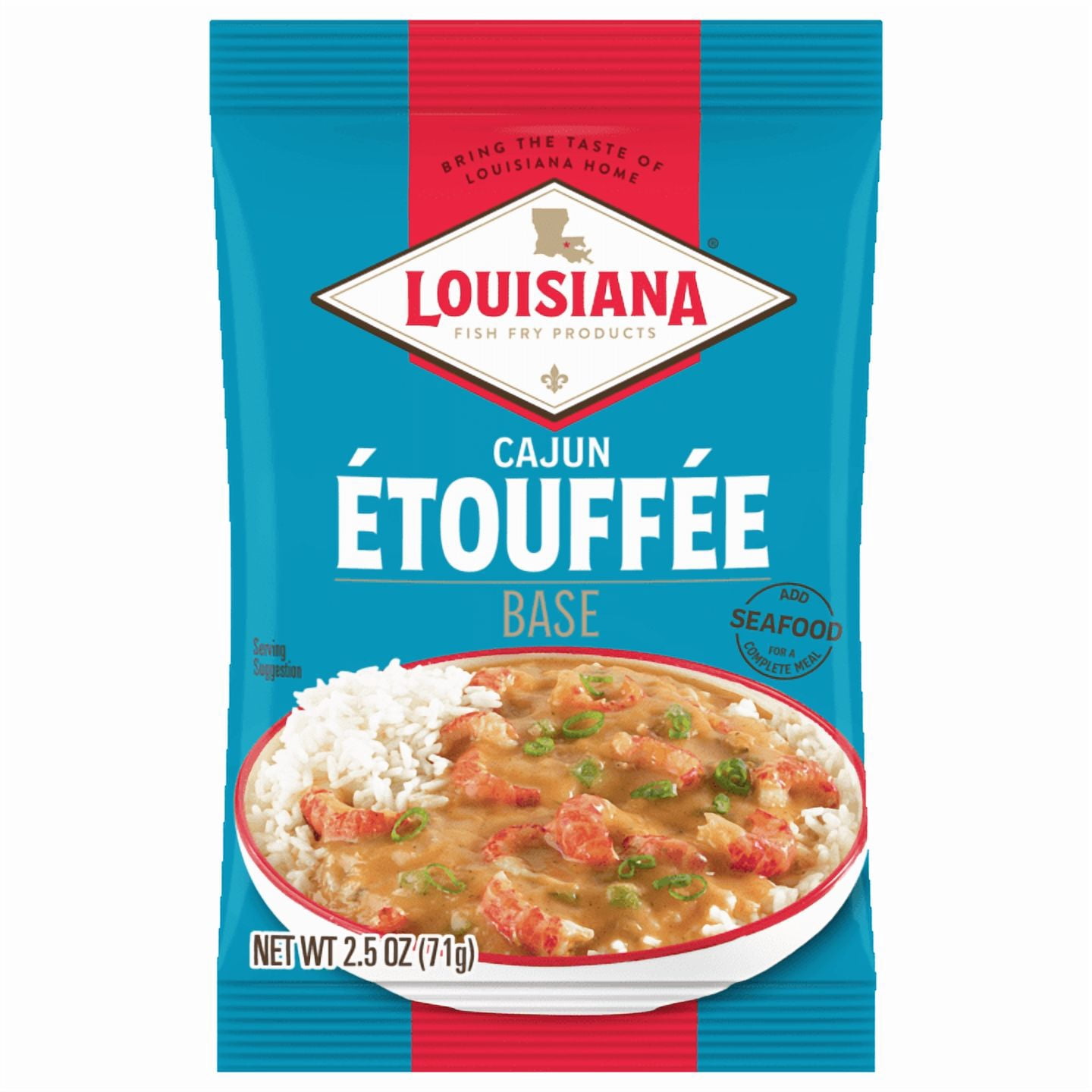 (7 pack) Louisiana Fish Fry Etouffee Base Mix, 2.5 oz Bag