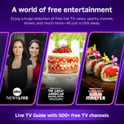 Roku Streaming Stick Plus - 4K & HDR Roku Streaming Device for TV with Voice Remote - Free & Live TV