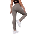 thumbnail image 2 of 3D Cellulite Leggings for Women Tummy Control Compression Pants Smile Contour Activewear Tights Anti Cellulite Leggings Lightweight Slim Fit Pants Resistance Band Leggings Fitness Sport Pants Brown L, 2 of 9