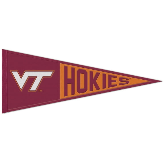 WinCraft Virginia Tech Hokies 13" x 32" Wool Primary Logo Pennant