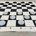 thumbnail image 5 of 3 In 1 Metal International Chess Set Board Travel Games Chess Backgammon Draughts Entertainment, 5 of 7