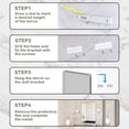 thumbnail image 5 of VIPLOOK Framed Wall Mounted Bathroom Vanity Mirror 48" * 36" - Black, 5 of 9