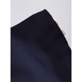 thumbnail image 6 of Black Knit & Woven Patchwork V-Neck Ruffle Backless Mini Dress, Ruched Waist, Elegant Vacation Casual Wear, 6 of 10