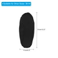 thumbnail image 2 of Uxcell Shoe Covers, 1 Pair Reusable Thickened Shoe Protector Covers for Home Indoor, Black, 2 of 6