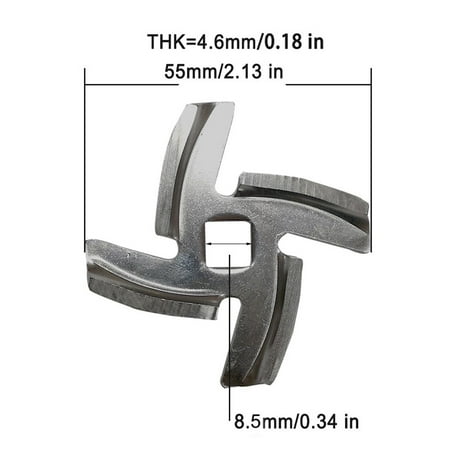 

Yannee 62.5MM Household 8# Meat Grinder Hole Plate Stainless Steel Grinder Parts