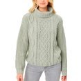 thumbnail image 1 of Suéter tejido grueso cuello alto AMAD Casual para mujer Talla S, 1 of 5
