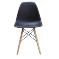 thumbnail image 3 of ViscoLogic PRAGUE Eames Style Eiffel Side Dining Chairs, Black (Set of 2), 3 of 3