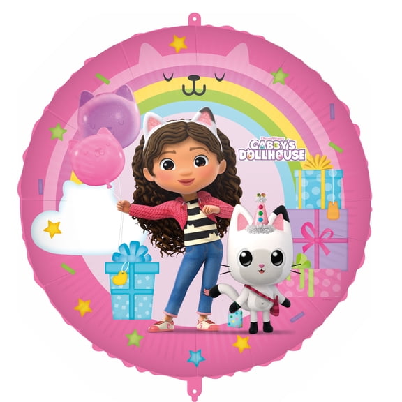 Procos Gabby´s Dollhouse Round Shaped Foil Balloon (18in / 46cms)