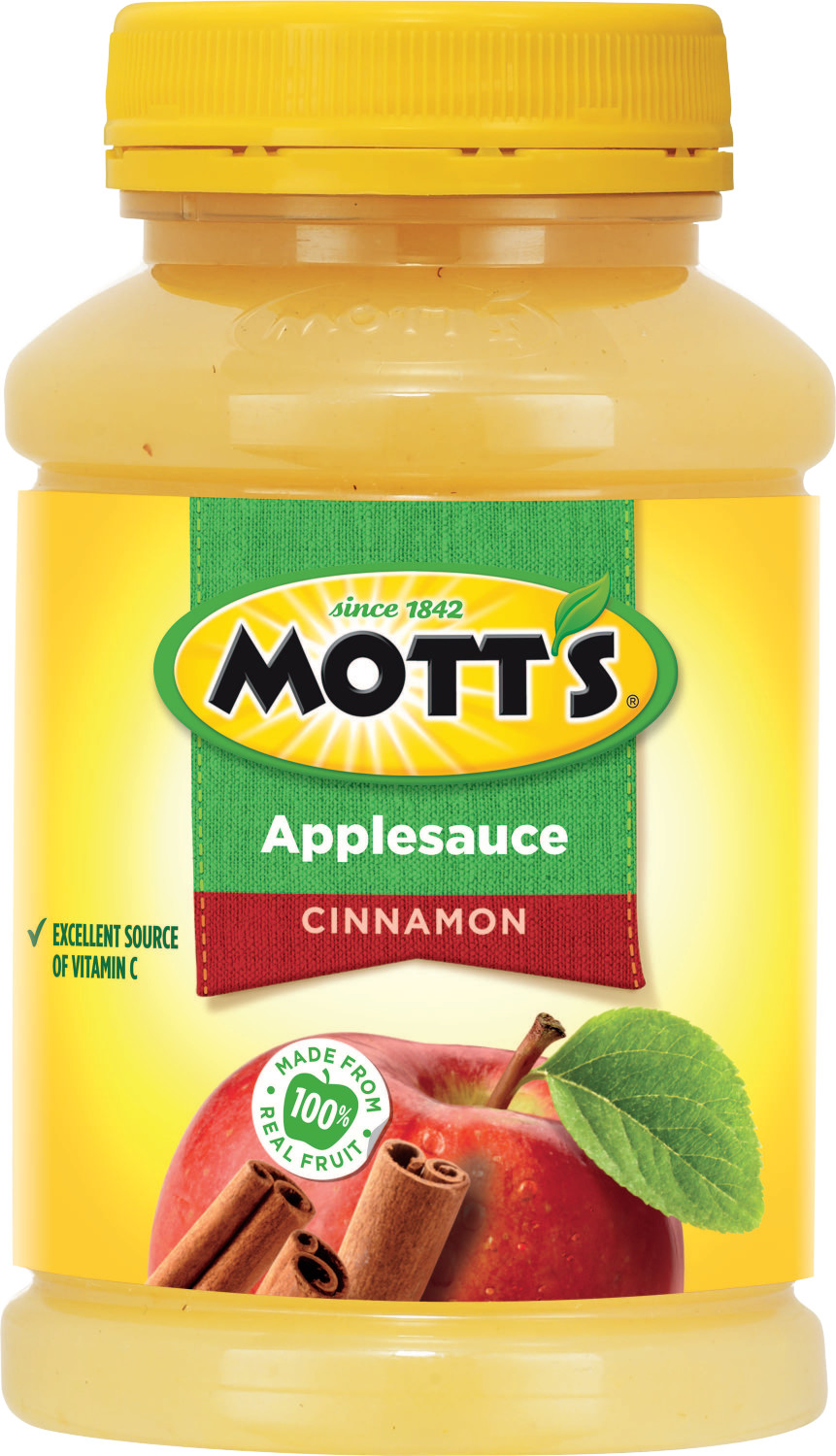 Mott's Cinnamon Applesauce, 24 oz Jar (Pack of 12)
