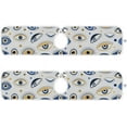 thumbnail image 2 of Coolnut 2 Pack Faucet Mat Splash Guard for Kitchen Sink,Evil Eyes 30x5 Inch Super Absorbent Microfiber Sink Protector Mat, Kitchen Sink Mat Machine Washable Kitchen Sink Accessories, 2 of 7
