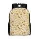 thumbnail image 1 of Balery Honey Honeycomb Mochila - Mochila Estilosa y Duradera para Laptop de 15 Pulgadas con Tela Oxford Impermeable, 1 of 8