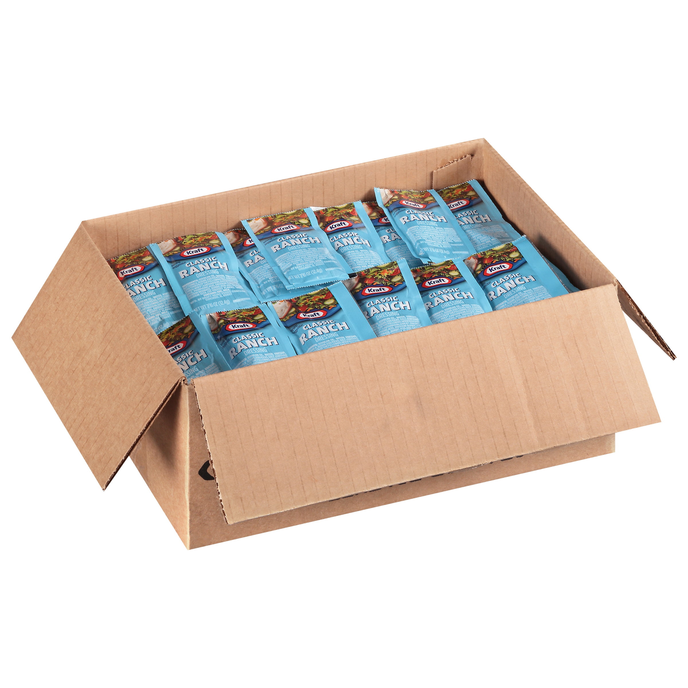 Kraft Single Serve Ranch Salad Dressing, 0.44 oz. Packets (Pack of 200)