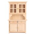 thumbnail image 2 of Armario de casa de muñecas, gabinete de casa de muñecas 1:12 Muebles de casa de muñecas de madera Gabinete de casa de muñecas de madera Funcionamiento suave, 2 of 12