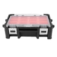 thumbnail image 1 of Small Parts Storage Box, 2 Layer Large Capacity Multi Functional Small Parts Organizer  for Garage RV Workbench, 1 of 7