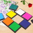 thumbnail image 3 of fastboy Mini Ink Pads Colorful Oil Water-based Inkpad Scrapbook Rubber Art Craft Stamps Printing Mud DIY Accessories Handcrafted Blue, 3 of 9