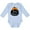 AE-Light Blue, variant on Inktastic My 1st Halloween with Pumpkin and Orange Bow Boys or Girls Long Sleeve Baby Bodysuit