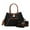 Black, variant on MKF Collection Edith Vegan Leather Women's Tote Bag & Wallet 2 pcs, Functional Shoulder Purse Handbag by Mia K - Black