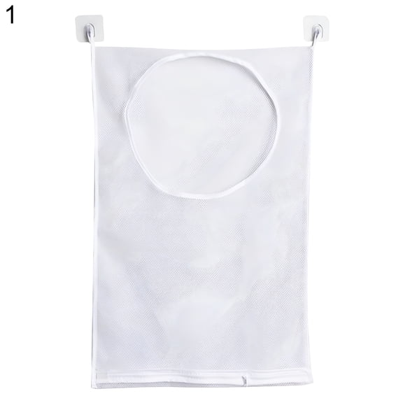 LAMIRO Laundry Bags Mesh Wall Mounted Large Capacity Saves Space Door Hanging Laundry Hamper for Dirty Clothes