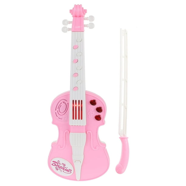 Lcarege Violín para niños, Juguete Educativo de Instrumentos Musicales de violín eléctrico simulado Samll para niños, sin batería Lcarege Violín para niños, Juguete Educativo de Instrumentos Musicales de violín eléctrico simulado Samll para niños, sin batería
