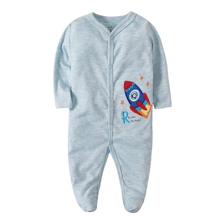 

THE WILD Casual Pretty Toddler Infant Baby Boys Girls Romper Sleep And Play Pajamas One-peice Romper