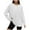 White, variant on Plebaso Oversized Tshirts for Women Long Sleeve with Thumb Hole Crewneck Athletic Workout Womens Tee