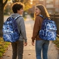 thumbnail image 3 of Pzuqiu Lightning Shark Print Backpack for Boys Ultra-Soft Breathable School Bookbag Large Capacity Lightweight Laptop Daypack with Multiple Pockets for Travel Hiking 8-16 Years, 3 of 7