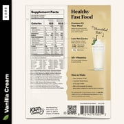 Keto Chow CORE Vanilla Cream with Stevia Ultra Low-Carb Meal Shake, Single Meal