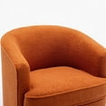 thumbnail image 5 of SEYNAR Modern Boucle Upholstered Swivel Accent Chair Set of 2,Round Barrel Single Armchair Sofa for Living Room,Club, 5 of 10