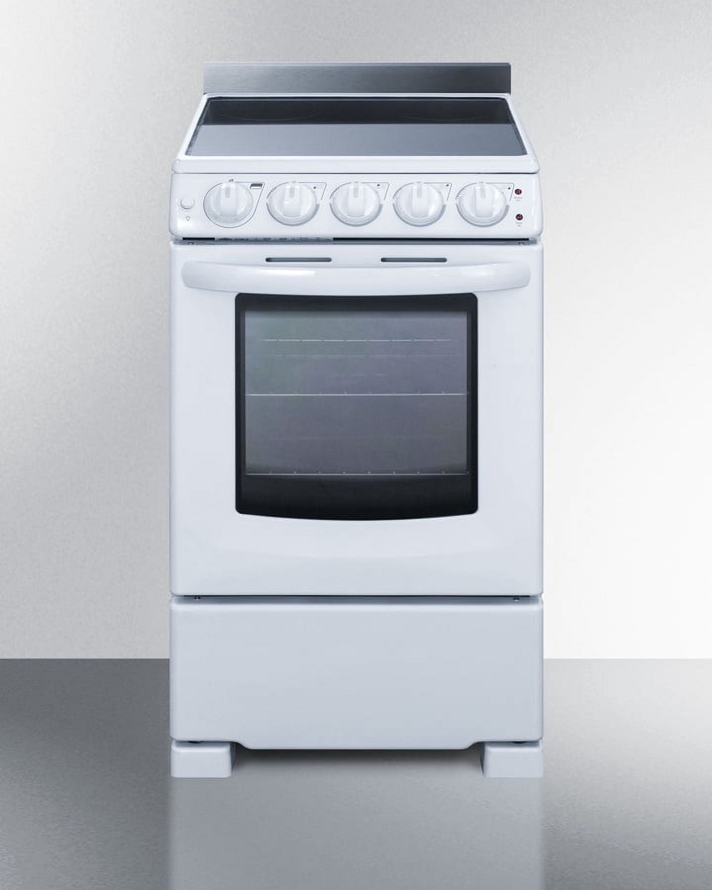 Summit 24” 2.9 cu ft Electric Range in Ceramic