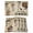 Brown BrulyWood, variant on Placemats 1 Pack, Sweet Home Woven Placemat, Linen Place Mats for Kitchen/Dining Tables, Western Stars Bird Houses Farmhouse Retro Washable Table Mats for Party