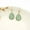 Aqua, variant on Women's Gold Plated Resin Druzy Teardrop Earrings Faux Drusy Drop Hook Earrings